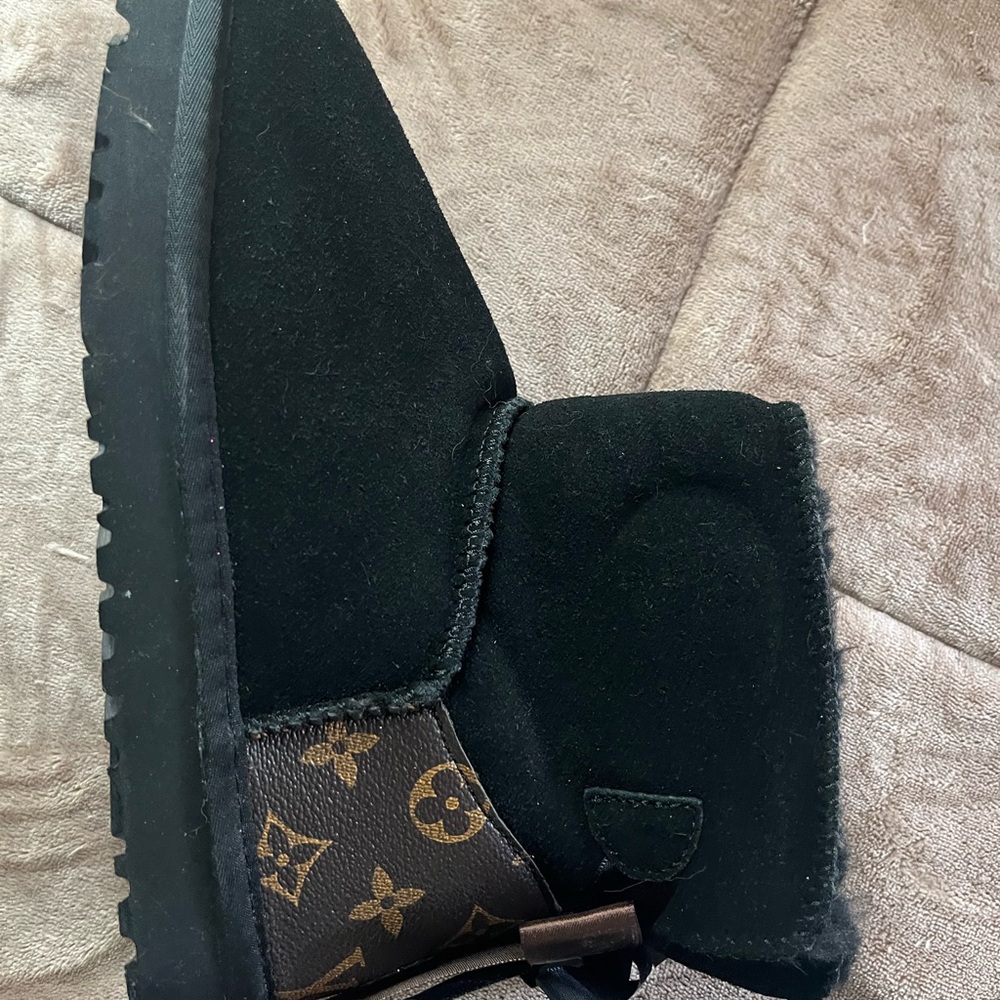 Faux UGG/Louis Vuitton booties size 9